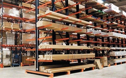 Cantilever Rack for Forsyth warehouses