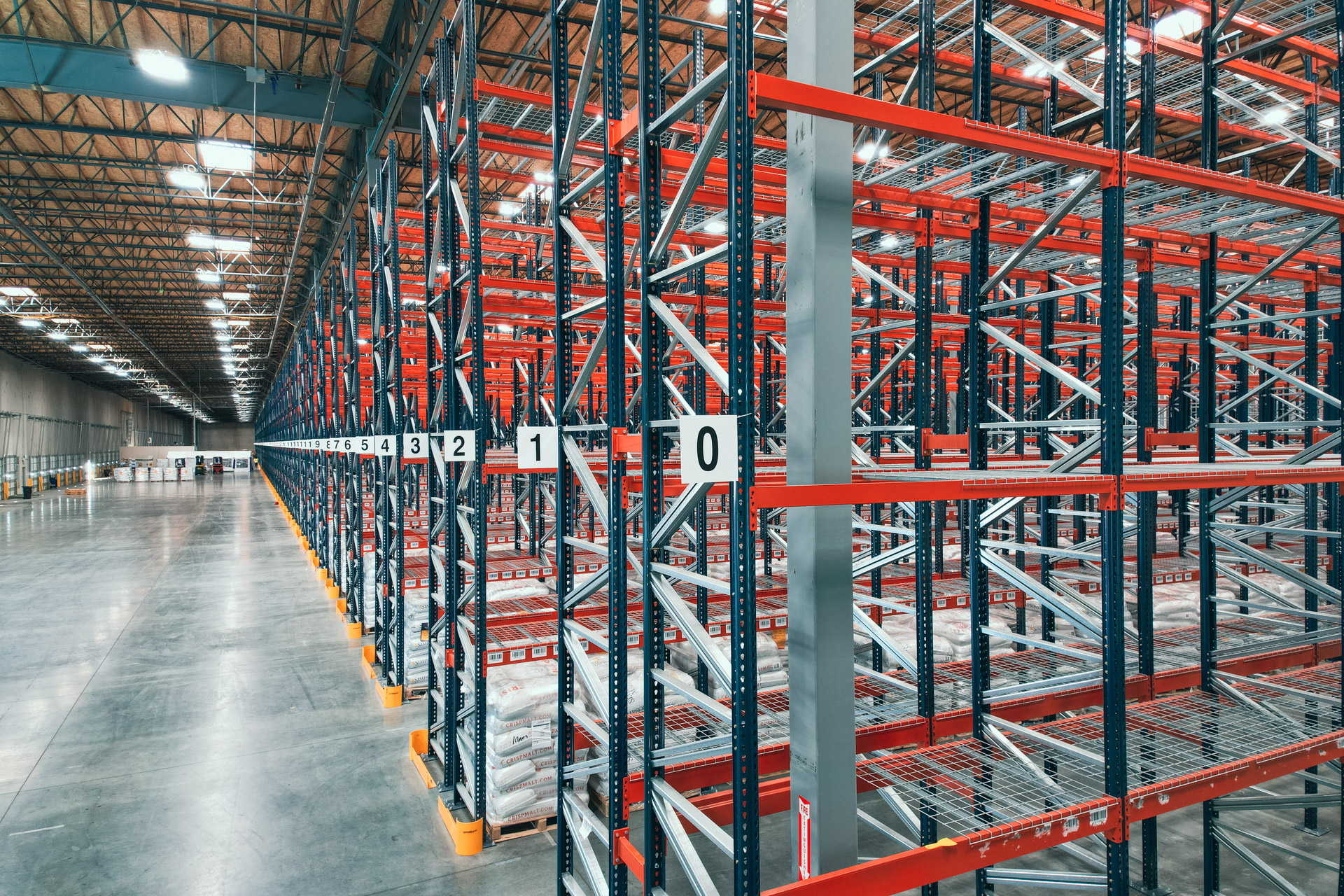 Industrial pallet racking warehouse in Forsyth Georgia
