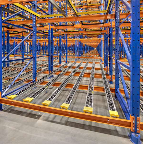Pallet Flow Rack for Forsyth warehouses