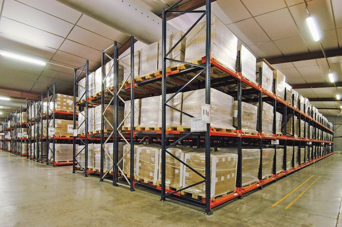 Push Back Pallet Rack for Forsyth warehouses